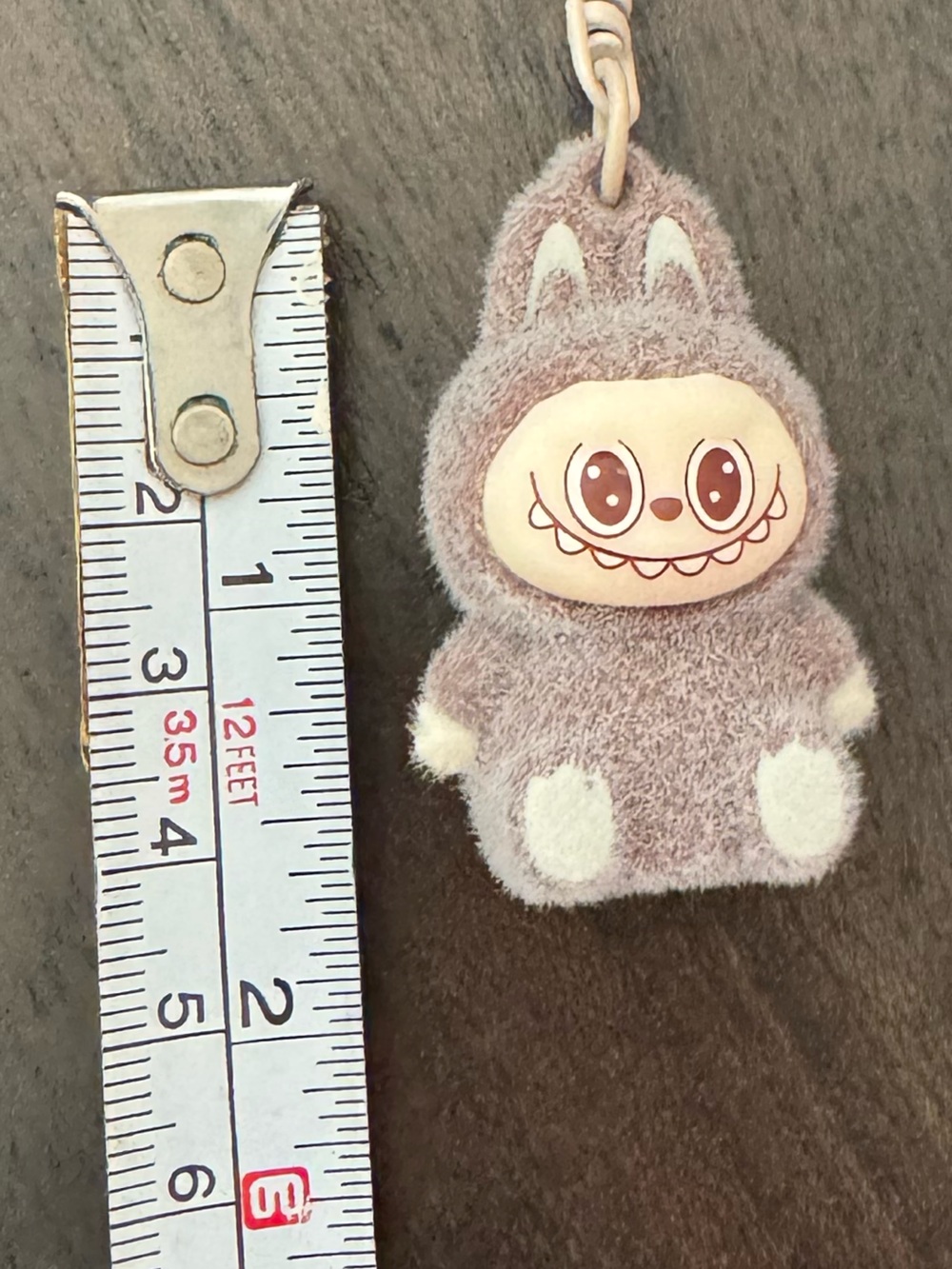 Brown Labubu Keychain (4cm) - Picture 6 of 6